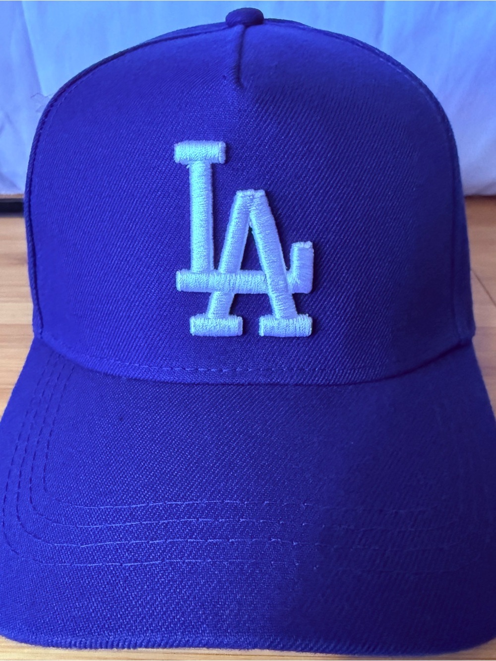 Mitchell & Ness Royal Blue LA Logo Baseball Cap